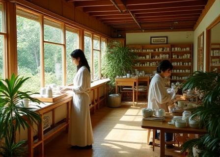 Hana Kōbō 渋谷アトリエの様子